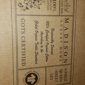 100% organic cotton queen sheets